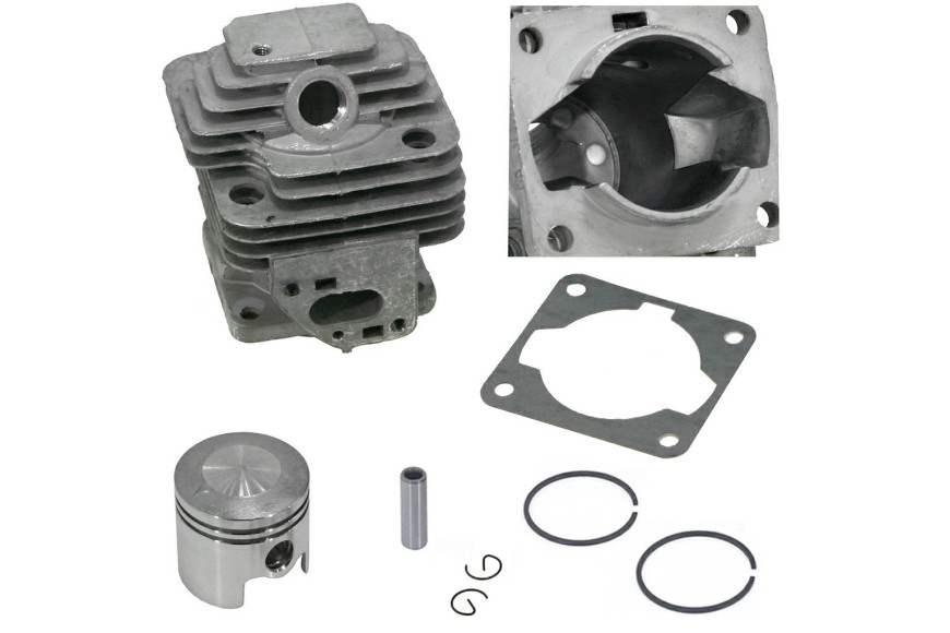 Cylindre complet decespugliatore Mitsubishi TL33, décembre 33 Kasei E1, 36 Mm ¯, piston Cod 360344