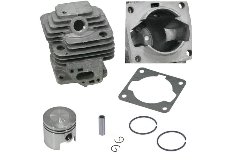 Cilindro completo Decespugliatore Mitsubishi TL33, diciembre 33 Kasei E1, ¯ 36 Mm, Piston Cod 360344