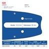 Chainsaw 45 Cm Bar - 18 "pitch .325", 1.3 Mm Thickness - .050 "Attack 025, 74 Jerseys