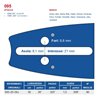 Barra Chainsaw 50 Cm - 20 "pitch .325", 1.5 Mm Thickness - .058 "Attack 095, 80 Jerseys