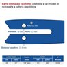 Barra Laminata A Rocchetto 25 Cm - 10"Passo 1.1 Mm - .043"55/56 Maglie 
