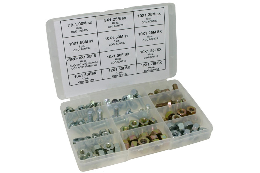 Confezione 110 Pzbulloneria Assortita Perdecespugliatorecon Codici Per Riordino 