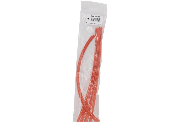 Arancionequadro wire diameter 3 Mmlunghezza 35 Cm, ​​20 Pieces