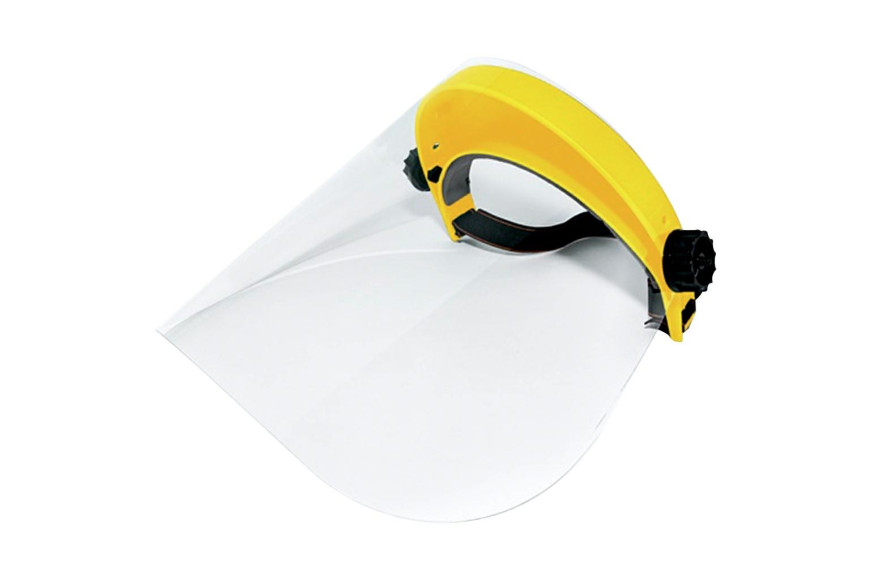 With Screen Protective Visor Polycarbonate