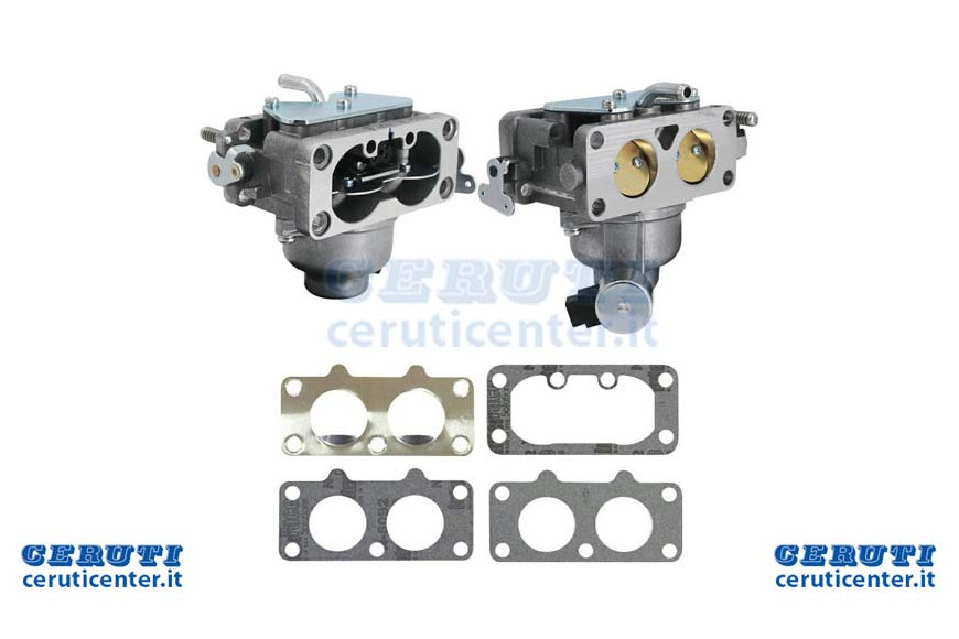 Carburador de doble cuerpo, Intek Avs Ohv Bicilindrici Vert. 21 / 24HP. Comando de arranque en Acc., Después Cód. 0910040