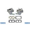 Carburetor Body Double, Vertical Intek Avs Ohv two cylinders 22, 24 Hp, 40G777, 40H777, 44H, K, L, M, N, P, Q 777, Choke Lever, 