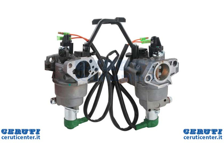 Carburatore Motore Orizzontale Per Generatori Gx390, Lt390 Con Solenoide E Aria Automatica 