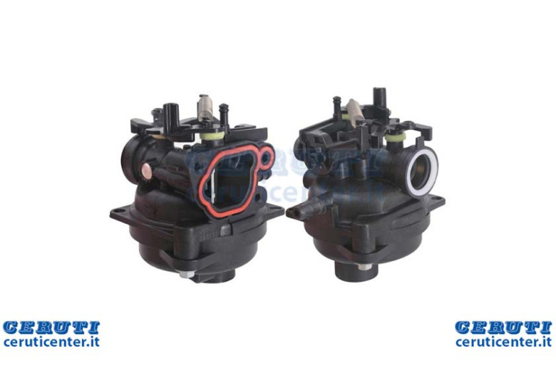 Carburateur Moteurs verticaux 650, 675 E, Les jauges de niveau, 104M00 série est. Utilisé avant la morue 18070100.