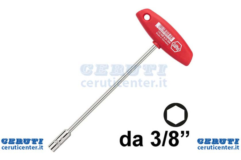 Key A Compass In Inches With A Grip T From 3/8 "