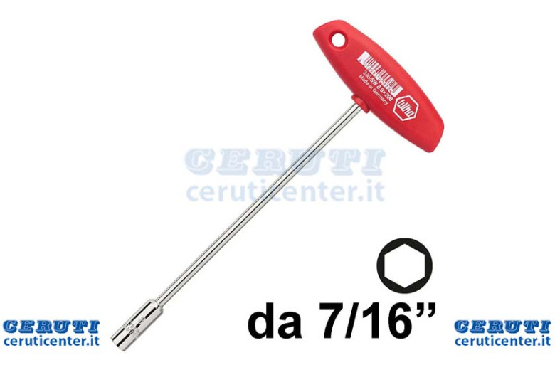 Key A Compass In Inches With A Grip T Since 7/16 "