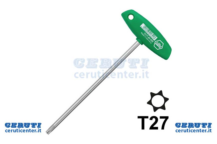 Male Torx wrench Handle With A T (T27)