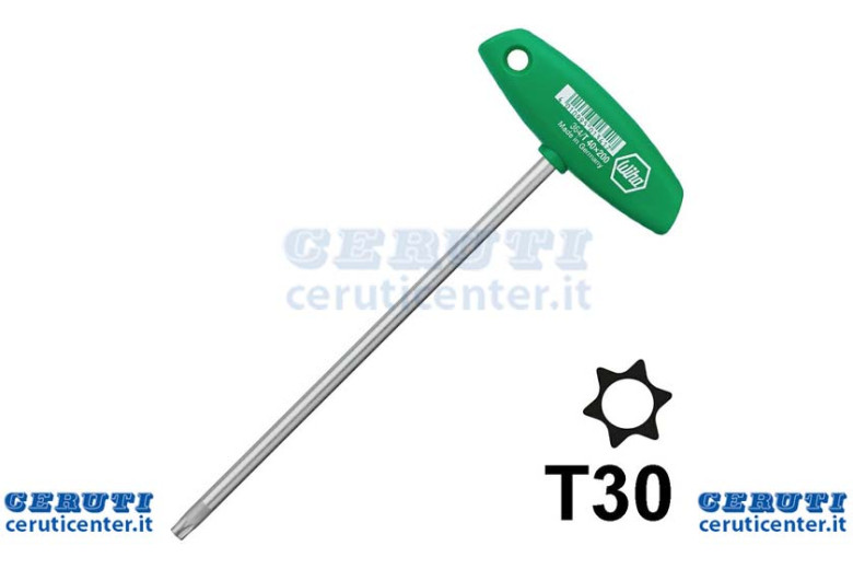 Clé mâle Torx Poignée avec un T (T30)