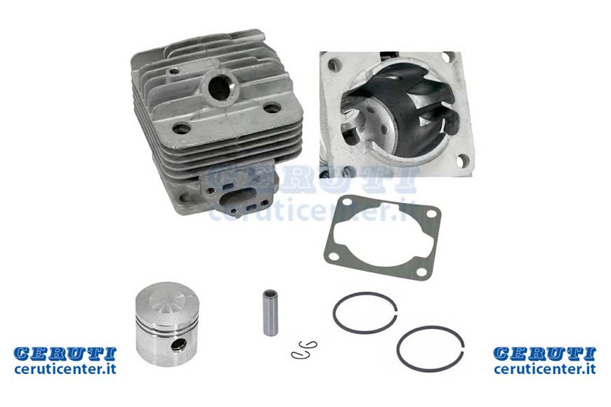 Cylindre complet decespugliatore Kasei 33 E2, 36 Mm ¯, piston Cod 360801