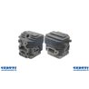 Cylindre débroussailleuse Kawasaki Tj27E, Diamètre 00 Mm, piston Cod 370348