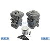Cylindre complet Mcculloch Chainsaw Cs 340, diamètre 39 mm, Cod piston 360661