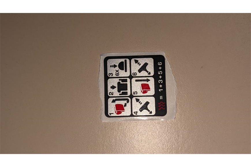 Label Warning - Original Husqvarna - 587149501