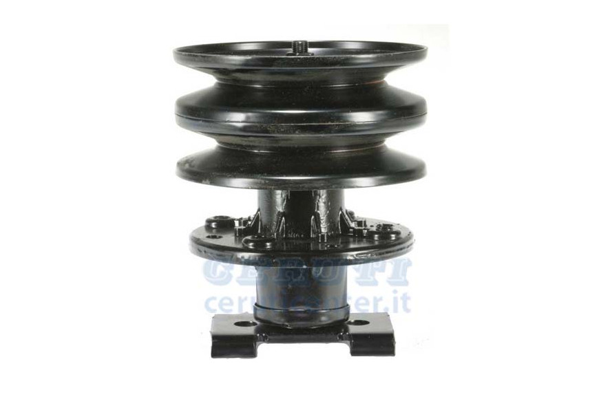 Con doppia puleggia. Per trattorini 45" a 3 lame, centrale. Altezza totale 160 mm