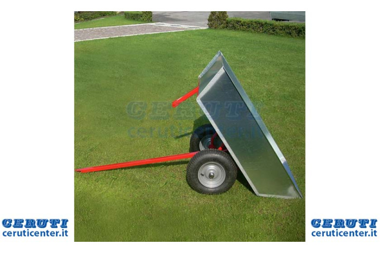 Dimensions 123x70x30 cm, 200 liter capacity, folding, galvanized