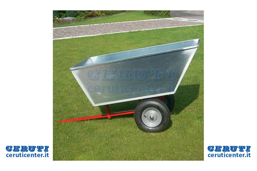 Dimensions 138x70x50 cm, 380 liter capacity, folding, galvanized