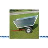 Dimensions 138x70x50 cm, 380 liter capacity, folding, galvanized