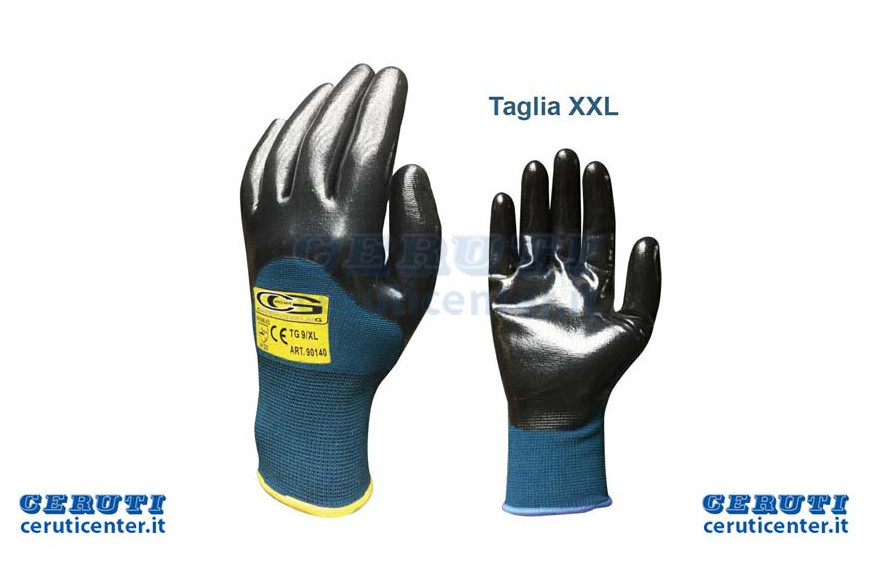 Gloves Niberplus 140 With Coating Semi-Integral Size Xxl