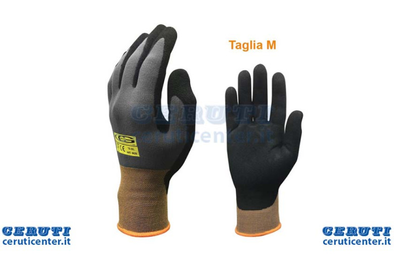 Gloves Nibersoft With Partial Coating Size 7 / M