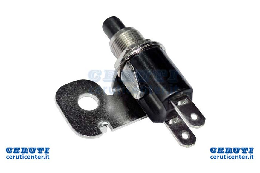 Switch (With Contact Black) Button Normally Open, Attack And A Nut Bracket