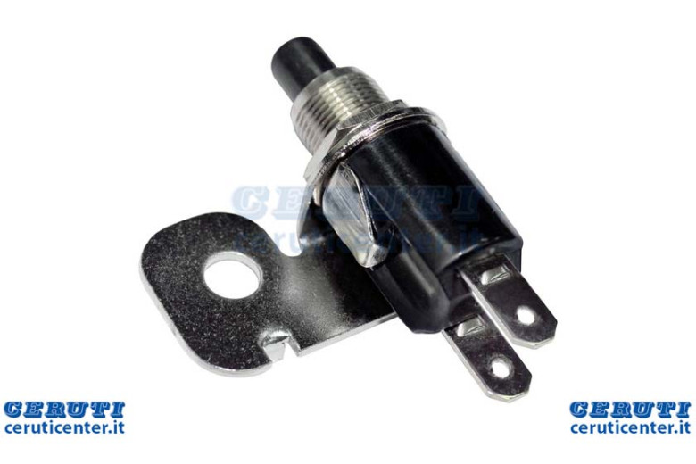Switch (With Contact Black) Button Normally Open, Attack And A Nut Bracket