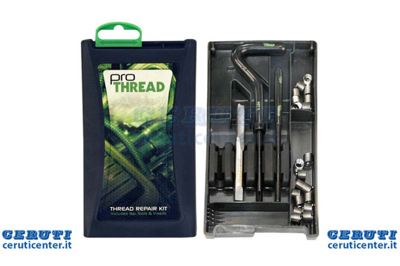 Complete Kit 1/4 "- 20 - Includes Male, Pose Tool And 10 Inserts