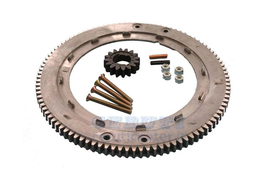 Couronne Kit Pièces Flywheel Dans la partie Alluminio.Maggior Moteurs de la tondeuse avec une couronne en plastique ou en alumin