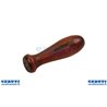 Poignée en bois pour Tondini Vallorbelung. 100 mm, diamètre de 5/32 "à 5/16"