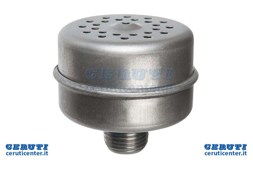 Marmitta Con Filetto 1/2” Da 3 A 4 Hp Vecchi Tipi, Ø 80 Mm 