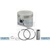 Piston Husqvarna 372 chainsaw, Aspirations Quadra, Diameter 50 Mm