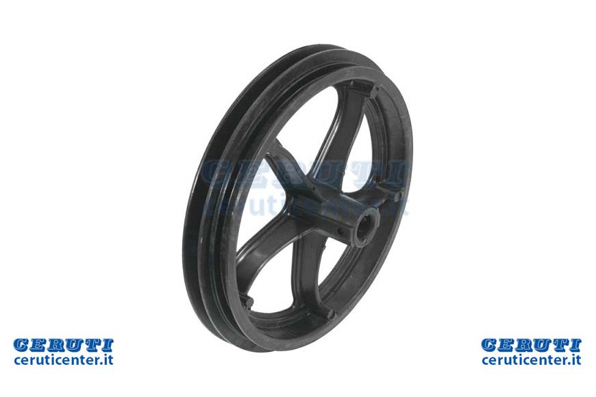 Puleggia Doppia Motozappe Cricket, Polo. Diametro Esterno 274 Mm, Una Gola A "V" E Una Gola Piana 