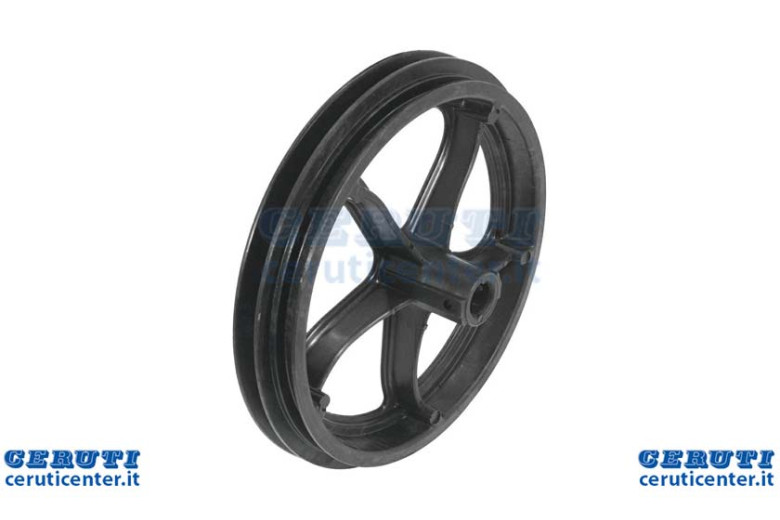 Puleggia Doppia Motozappe Cricket, Polo. Diametro Esterno 274 Mm, Una Gola A "V" E Una Gola Piana 