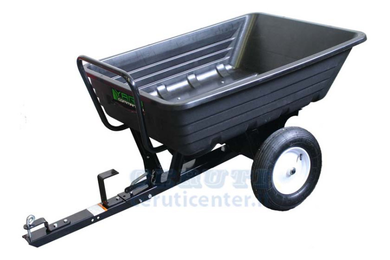 Remolque de tractor de césped pvc