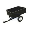 Lawn tractor trailer galvanized / painted black