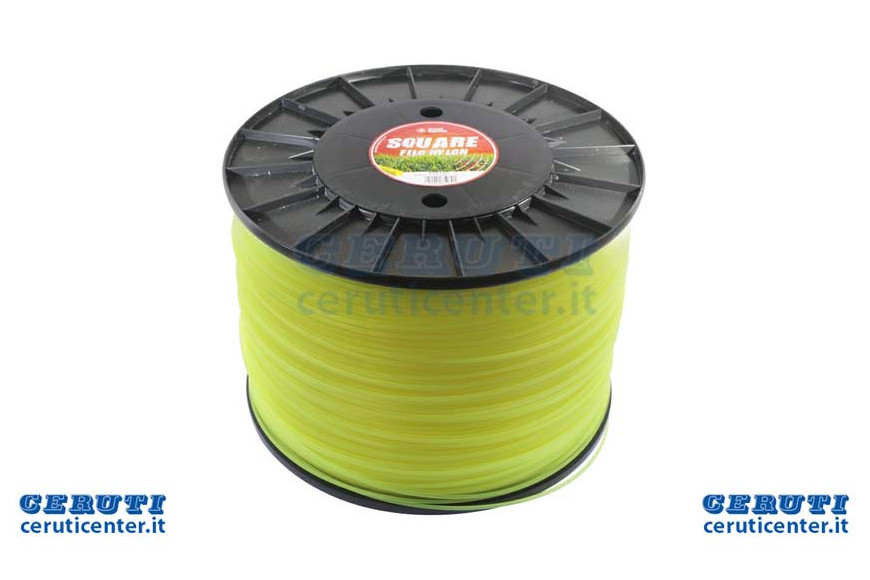 Roll 10 Kg Wire Yellow Fluoquadro diameter 4 Mmlunghezza 550 Meters