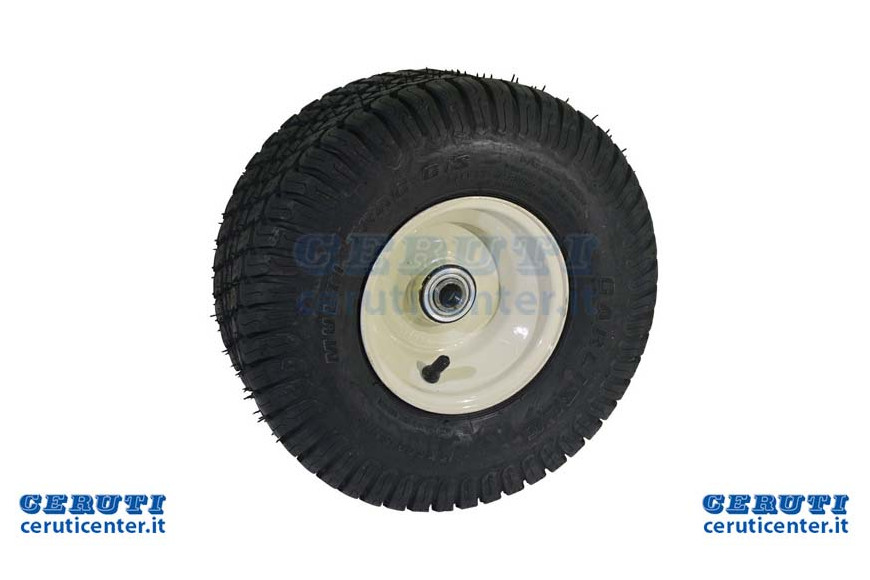 Ruota anteriore completa con pneumatico 15/600-6