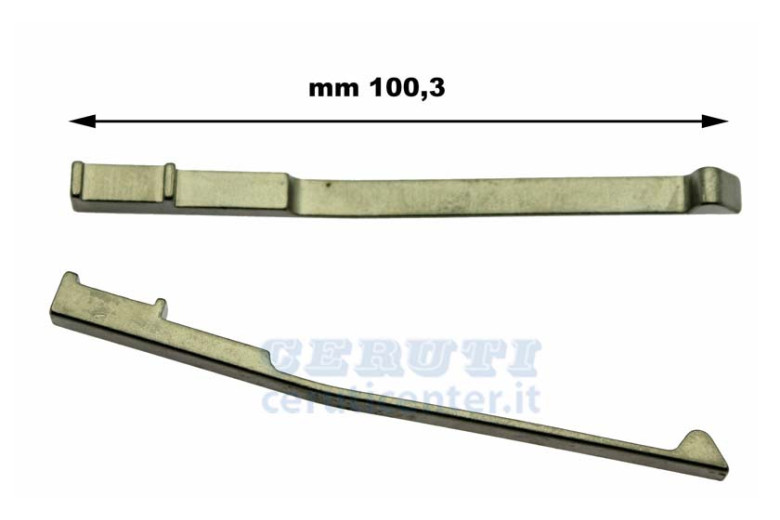 Set Da 2 Pezzi Chiavetta Selettore Marce, Serie Mst 204, 205 E 206, Lunghezza 102 Mm 