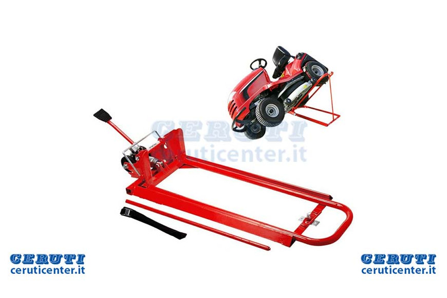 Cliplift elevación 300 kg Altura de elevación. 90cm, Max Track ruedas traseras 105cm, Café de elevación. 45a