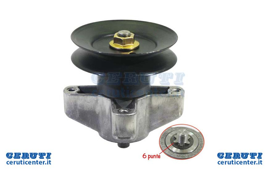 Blade holder Cpl Support, Stella A 6 Tips, Total Height 143 Mm, Pulley Ø 140 Mm