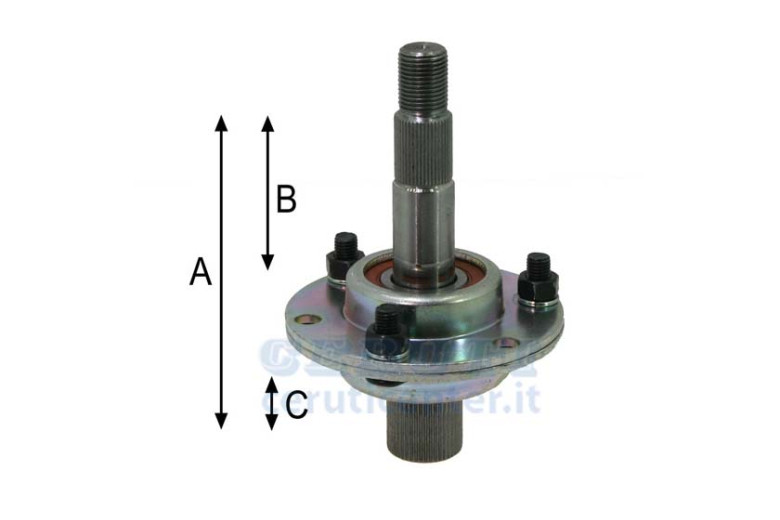 Support mower blade holder Cpl For 32 "and 36". Measure A 138 Mm, Mm B 88, C 42 Mm