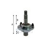 Support mower blade holder Cpl For 32 "and 36". Measure A 138 Mm, Mm B 88, C 42 Mm