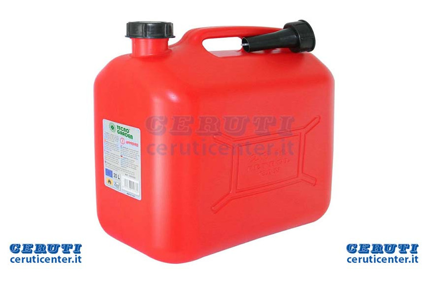 Canister 20 Lt, In Rinforzatoalta Density Polyethylene With tilter