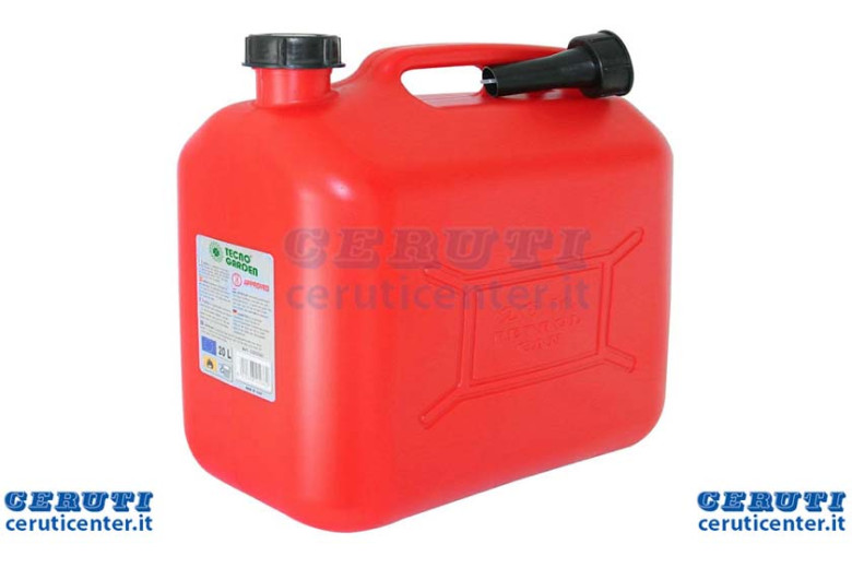 Lt 20 Canister, en polyéthylène haute densité avec Rinforzatoalta tilter