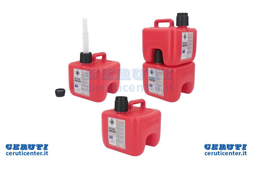 Lt 3 Canister, en polyéthylène haute densité avec Rinforzatoalta tilter