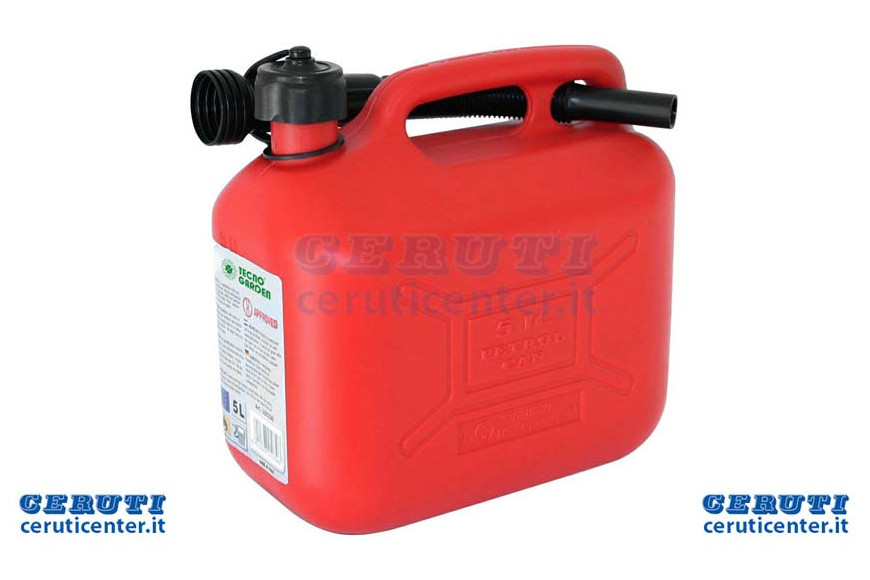 Réservoir 5 Lt, en polyéthylène haute densité avec Rinforzatoalta tilter