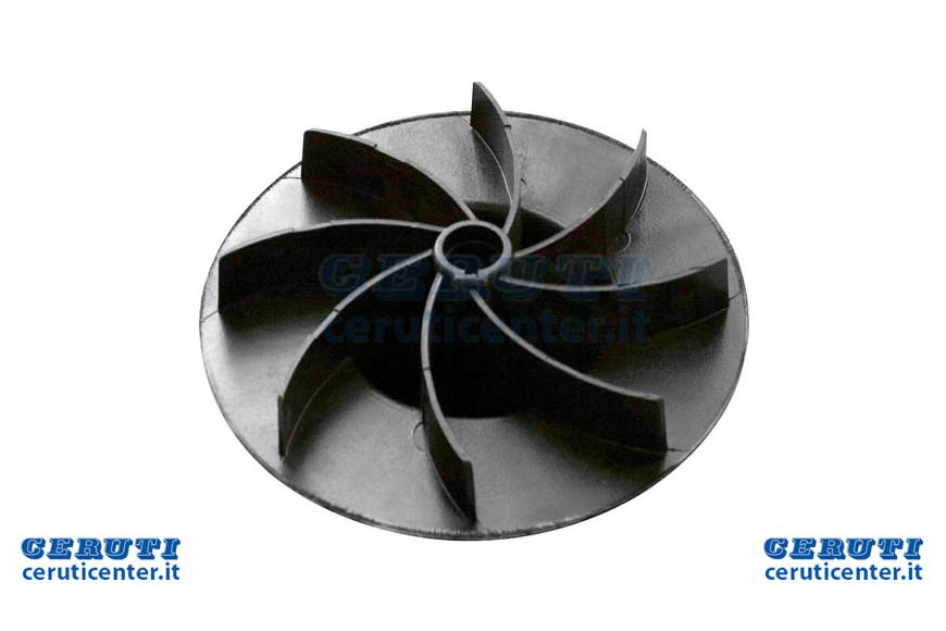 Ventilador de Ø 167 mm para cortadora de césped eléctrica Vega 38 Con Fondo de Ø 81 mm, altura 27 Mmvite 410134