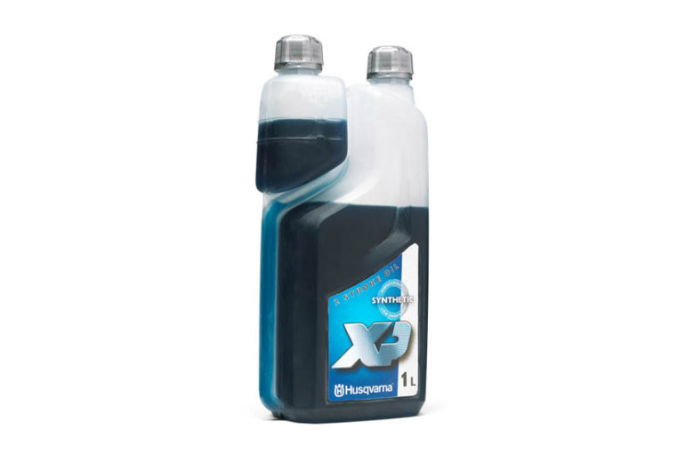 2T mélange d'huile synthétique XP® - Husqvarna Original - 578 037 003 - Can un litre avec distributeur + Tribute lingettes